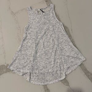 Akemi + Kin Anthropologie Lace Up Back Swing Tank Top Women’s XS Heather Gray